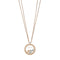 Happy Sun, Moon And Stars Pendant, Rose Gold, Diamonds